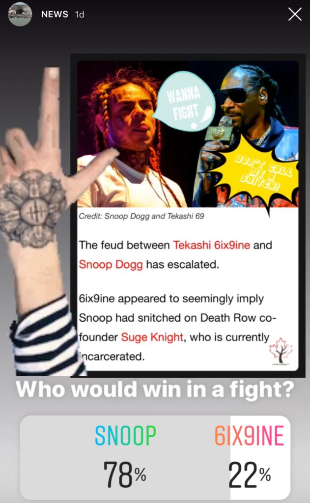 SNOOP DOGG VS 6iX9iNE